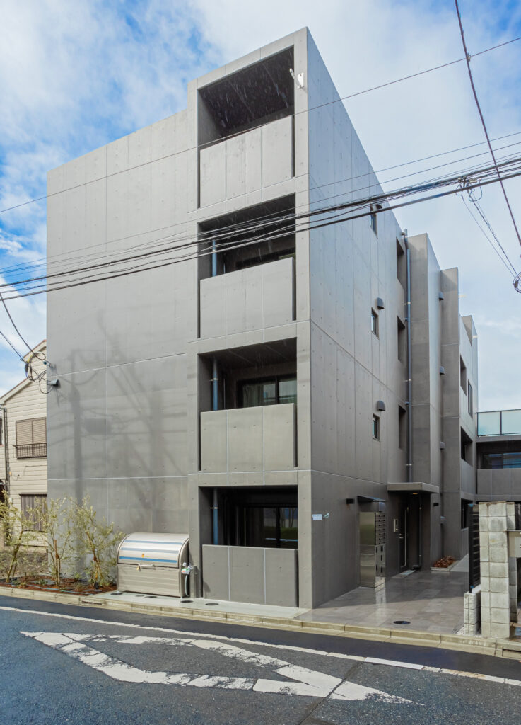 東京都 アンダーテン工法 RC4階建て施工事例